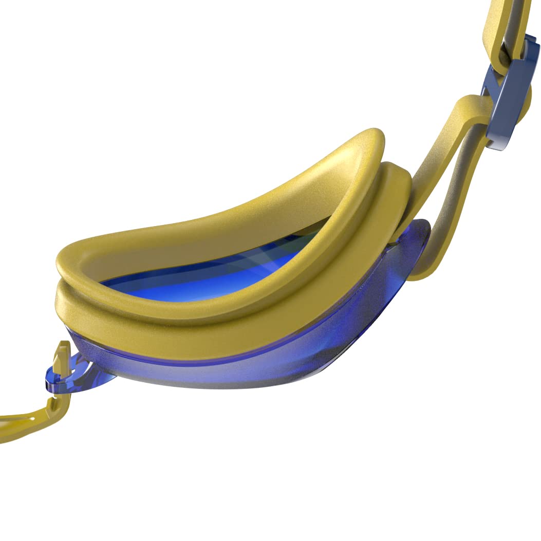 Speedo Jet Junior Goggles (Empire Yellow/Neon Blue, One Size)