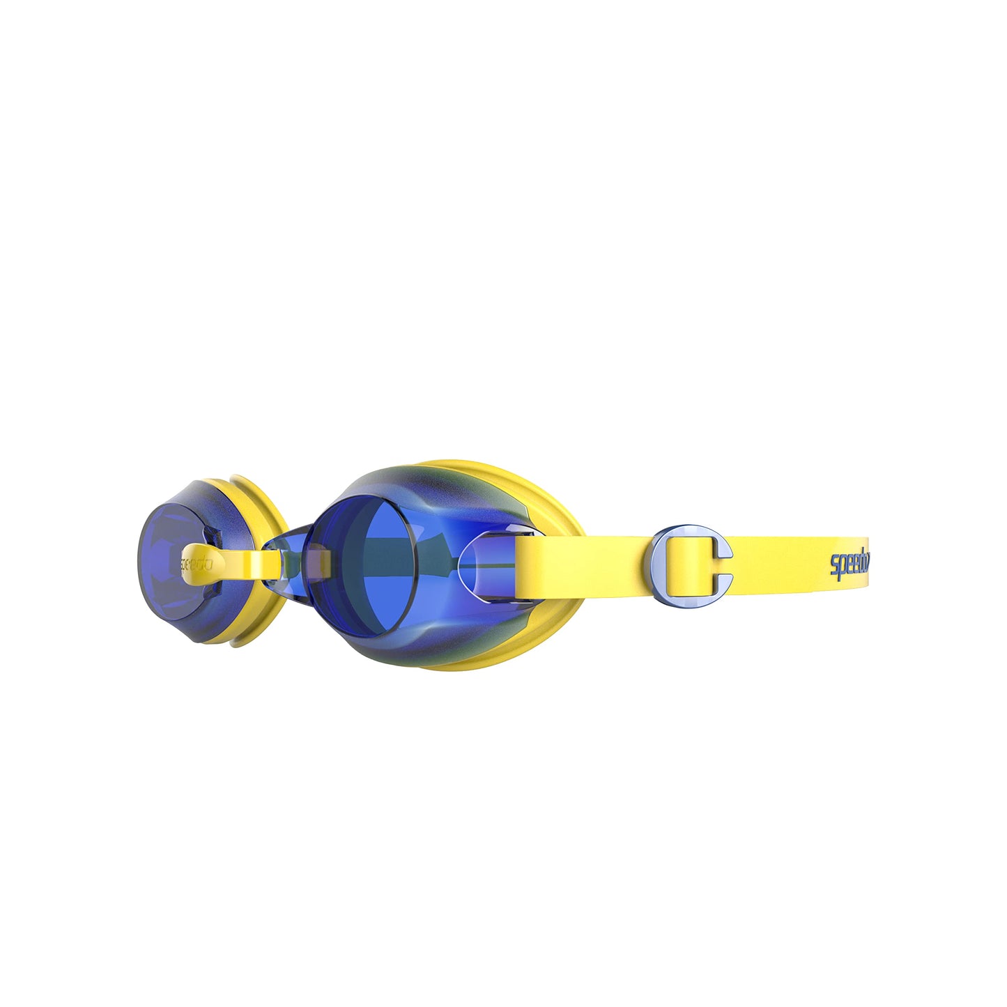 Speedo Jet Junior Goggles (Empire Yellow/Neon Blue, One Size)