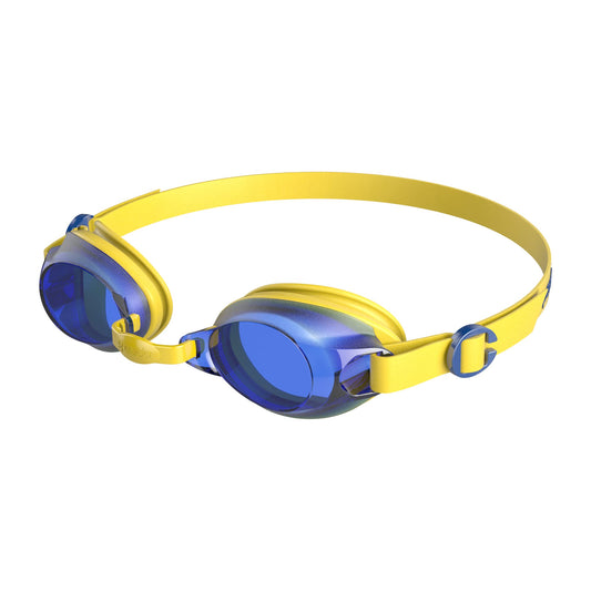 Speedo Jet Junior Goggles (Empire Yellow/Neon Blue, One Size)
