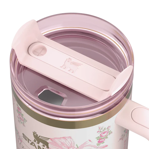 The Stanley X LoveShackFancy Holiday Quencher | 40 OZ - Rosa Beaux Pink with original Box